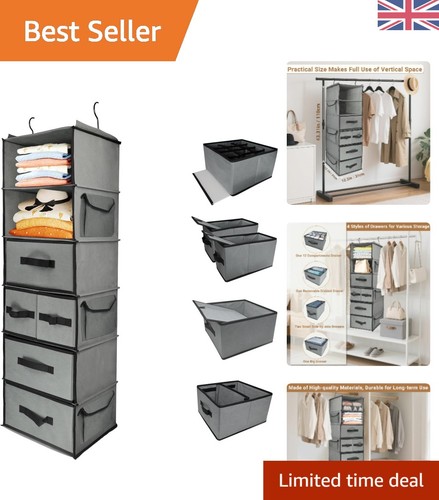 Durable tier hanging closet - hanging,