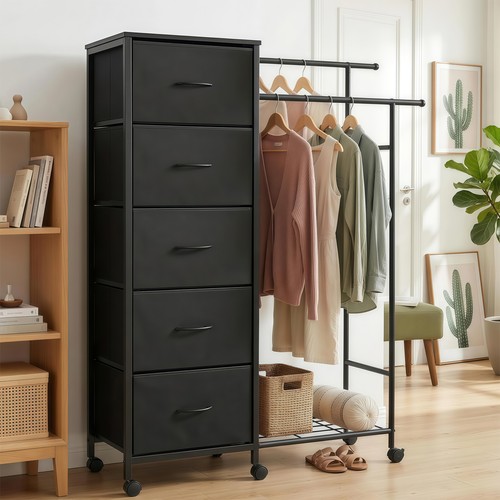 Clothes rail with fabric - clothes, 5