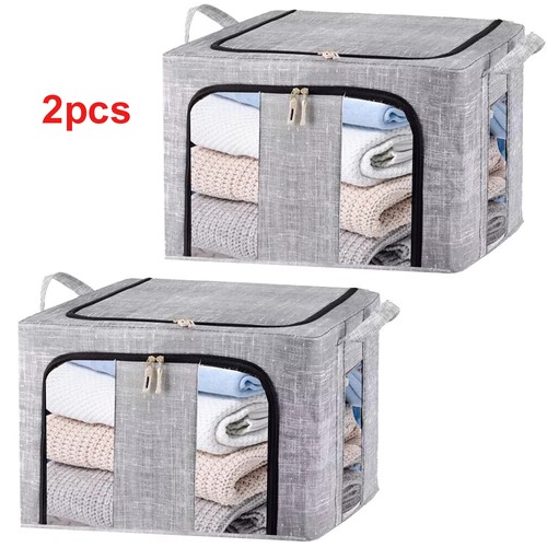 2pcs 66l storage box - storage, for