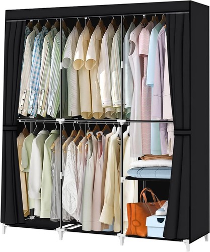 Portable clothes wardrobe with - portable,