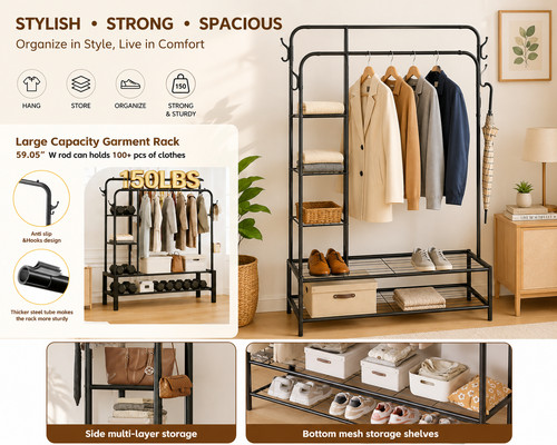 Heavy duty clothes rail - heavy,