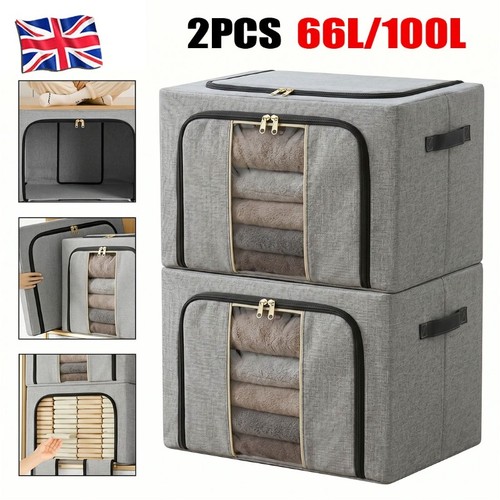 2pcs 100l storage box for - 1/2pcs,