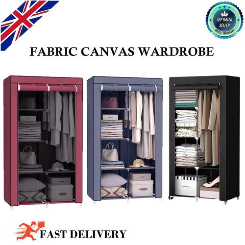 Wardrobe with hanging - hanging, rail
