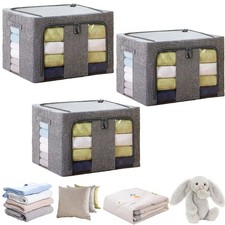 3/4Ps 66L Storage Box Clothes