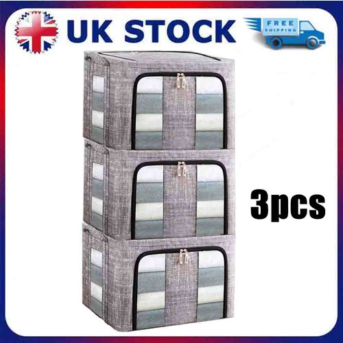 3pcs 66l storage box - 3pcs,