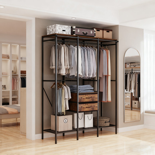 Freestanding closet organizer - freestanding,