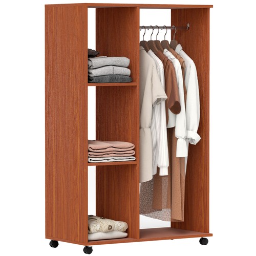 Open wardrobe wheels with - wardrobe, on